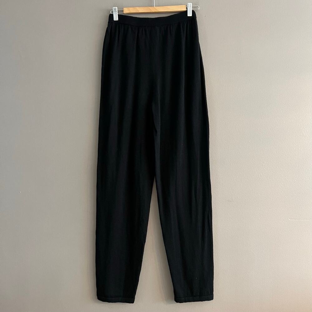 Talbots Made in Italy 100% Wool Relaxed Fit Straight Leg Pull On Pants Small